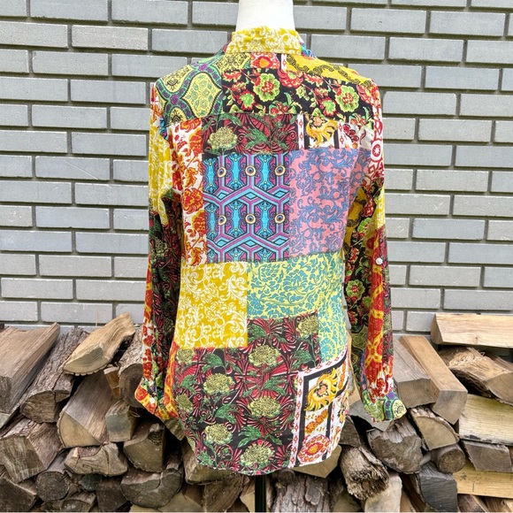 Cotton Daisy patchwork blouse - Picture 4 of 6